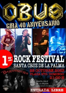 Concierto de Obus en La Palma 2023