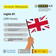 Curso Gratuito de INGLÉS B1 (nivel intermedio) en Santa Cruz de La Palma