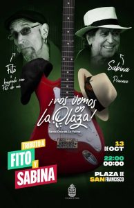 Homenaje Tributo de Fito y Sabina en Santa Cruz de La Palma