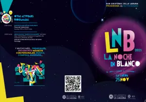 Noche en Blanco La Laguna 2024 Programa, Actividades y Eventos. Fecha y Horarios. Programación. 25 de noviembre. Marta Sánchez, Carlos Baute.