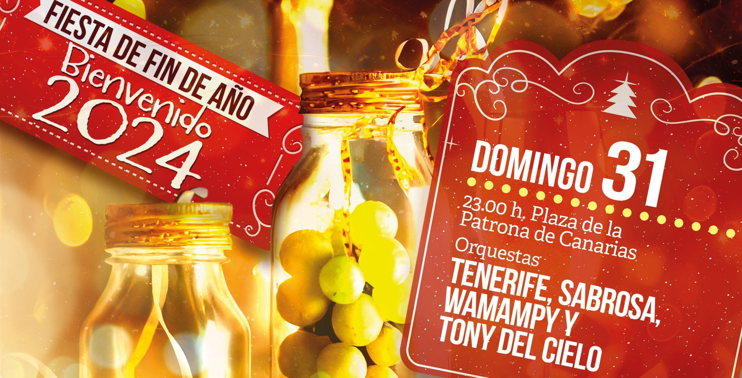 Fiesta de Fin de Año en la Plaza de la Patrona de Canarias en Candelaria