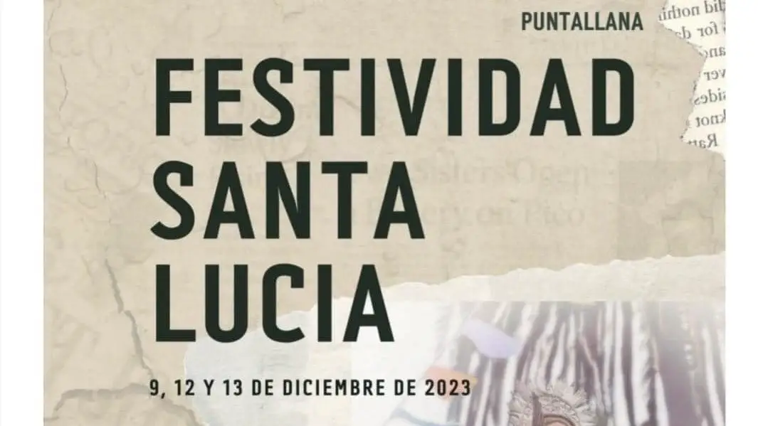 Programa de las Fiestas de Santa Lucía 2024 en Puntallana. Programación Fiestas de Santa Lucía en Puntallana 2024