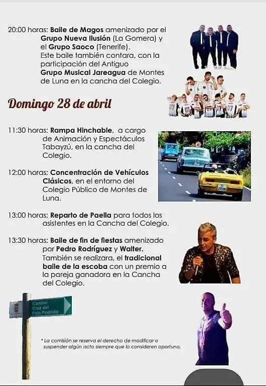 Romeria y verbena en las Fiestas de la Cruz del Palo Podrido en Mazo 2024