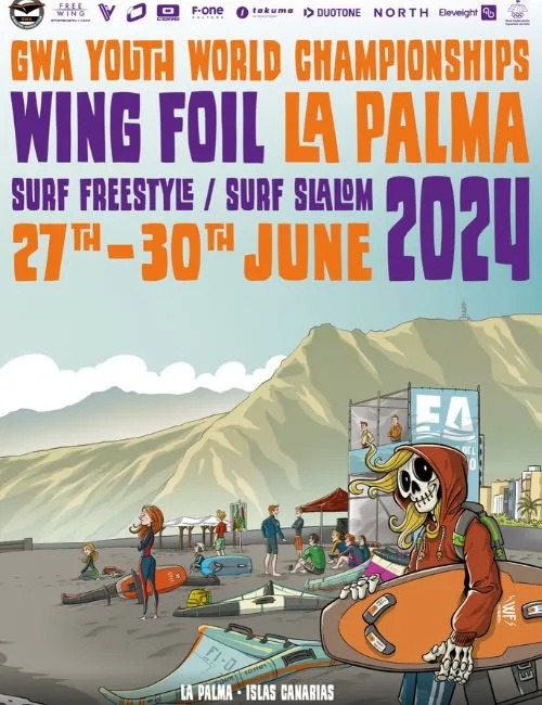 Información y fechas del Campeonato Mundial Juvenil de Wingfoil 2024