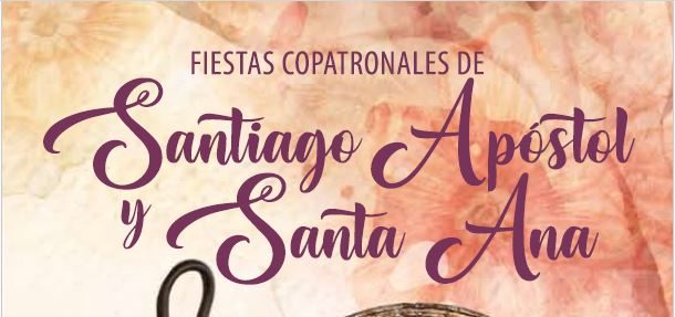 Cartel Fiestas Santiago Apóstol y Santa Ana en Breña Baja 2024