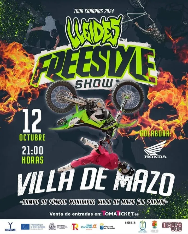 El próximo 12 de octubre de 2024, La Palma será testigo de un evento que promete llevar la adrenalina al máximo nivel: el Lleides Freestyle Show.